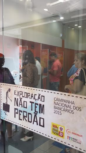 No Acre, clientes apoiam a greve Nacional dos Bancários